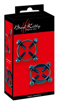 Bijoux de téton Bad Kitty - Bleus