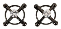 Bijoux de téton Bad Kitty - Noirs