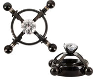 Bijoux de téton Bad Kitty - Noirs