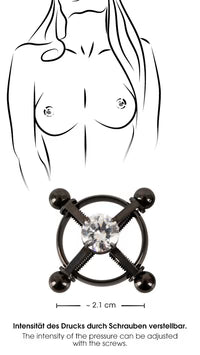 Bijoux de téton Bad Kitty - Noirs