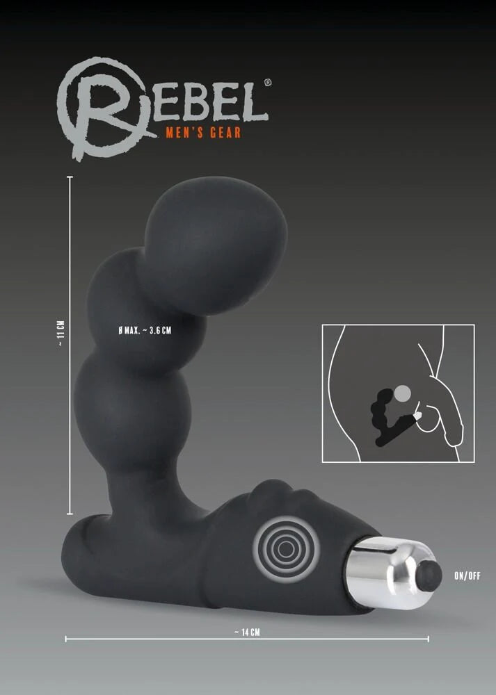 Bead Shaped  Prostate Stimulator Rebel