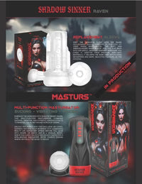 Masturs - Raven - Shadow Sinner - Masturbateur multifonction