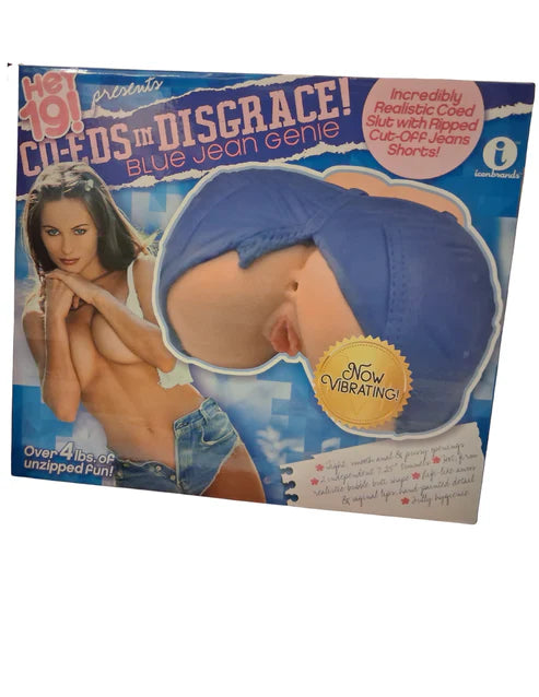 Salut 19 ! Blue Jean Genie, fesses et chatte vibrantes