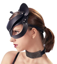 Masque de chat Bad Kitty avec strass, noir