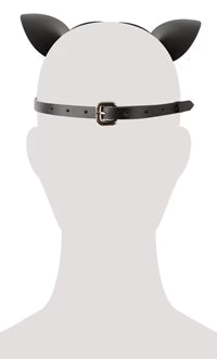 Masque de chat Bad Kitty avec strass, noir