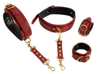 Bad Kitty | Attache mains-jambes, rouge et or