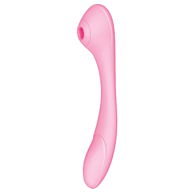 Blaze - 8" Bendable  Suction Massager - Pink