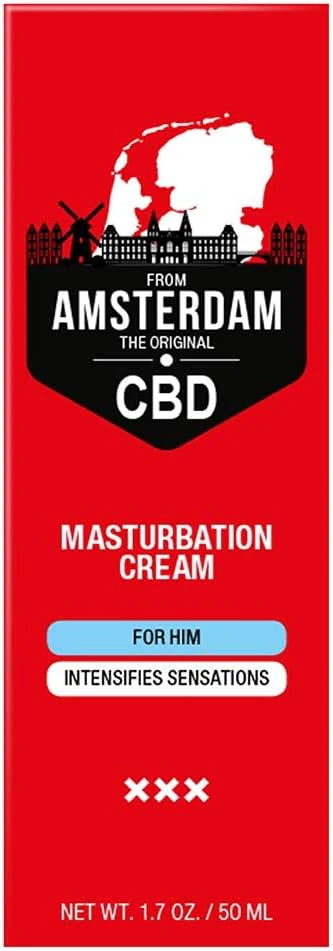Crème de masturbation pour homme au CBD original d'Amsterdam - 50 ml