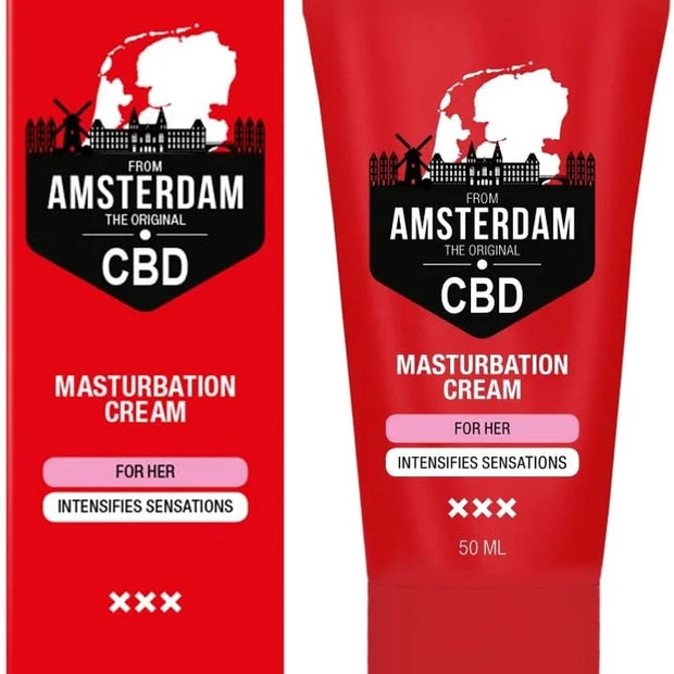 Crème de masturbation au CBD original d'Amsterdam - 50 ml