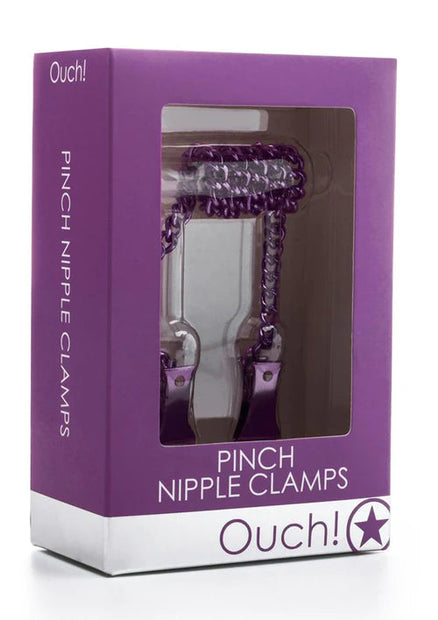 Ouch! PIinch Nipple Clamps Purple