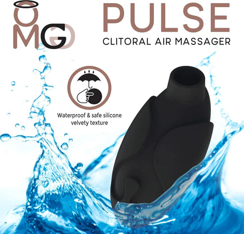 Masseur clitoridien rechargeable OMG Pulse, noir