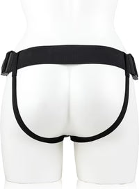 Shots - RealRock Vibrateur Creux à Sangles avec Boules - 18 cm noir