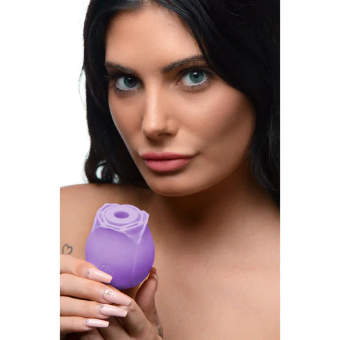 Stimulateur clitoridien à succion Bloomgasm Wild Rose 10X - Violet