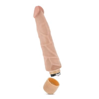 Dr. Skin - Cock Vibe - 9 Inch Vibrating Cock - Beige