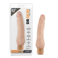 Dr. Skin - Cock Vibe 7 - 8,5 Inch Vibrating Cock - Beige