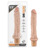 Dr. Skin - cock Vibe 8 - 9,75 Inch Vibrating Cock - Beige