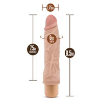 Dr. Skin - Cock Vibe 10 - 8.5 Inch Vibrating cock - Beige