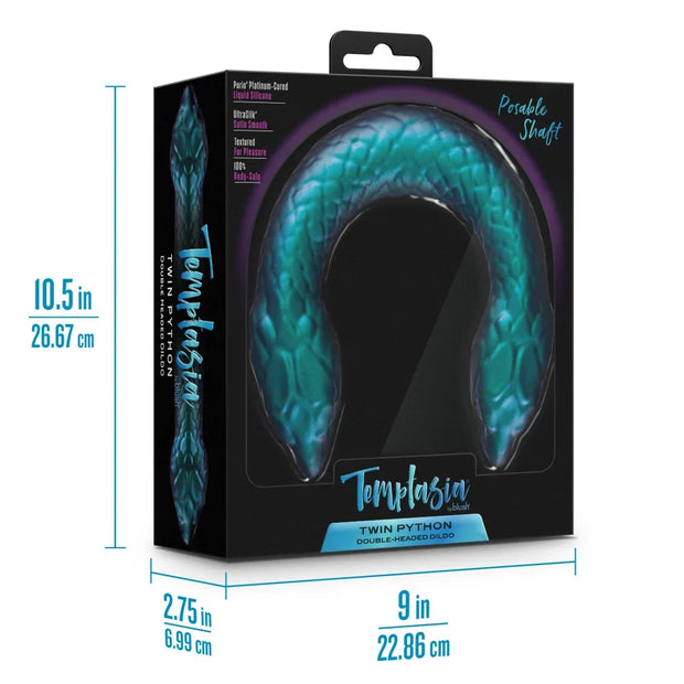 Temptasia Twin Python - Godemiché double en silicone