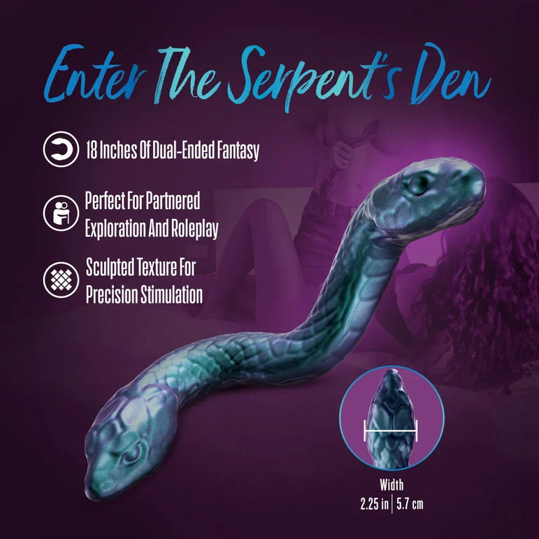 Temptasia Twin Python - Godemiché double en silicone