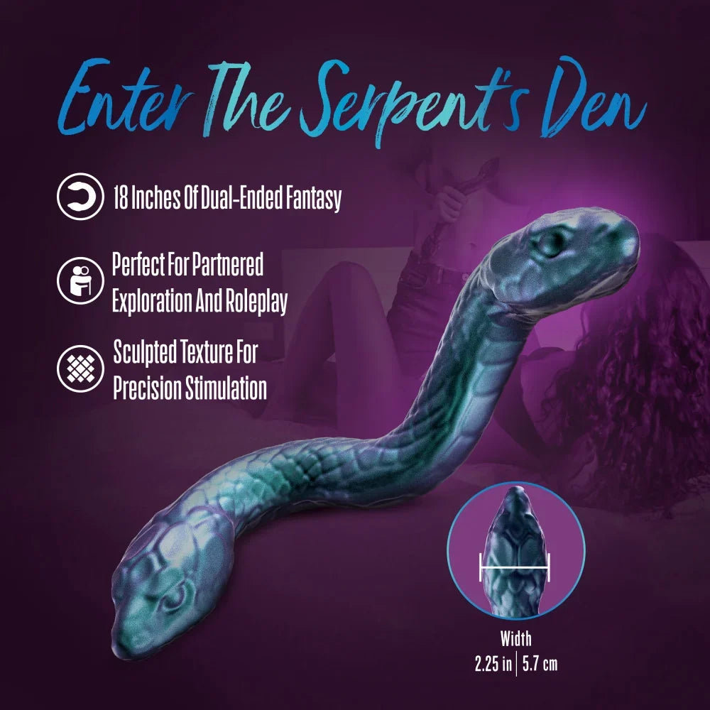 Temptasia Twin Python - Godemiché double en silicone