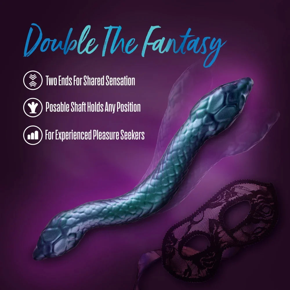 Temptasia Twin Python - Godemiché double en silicone