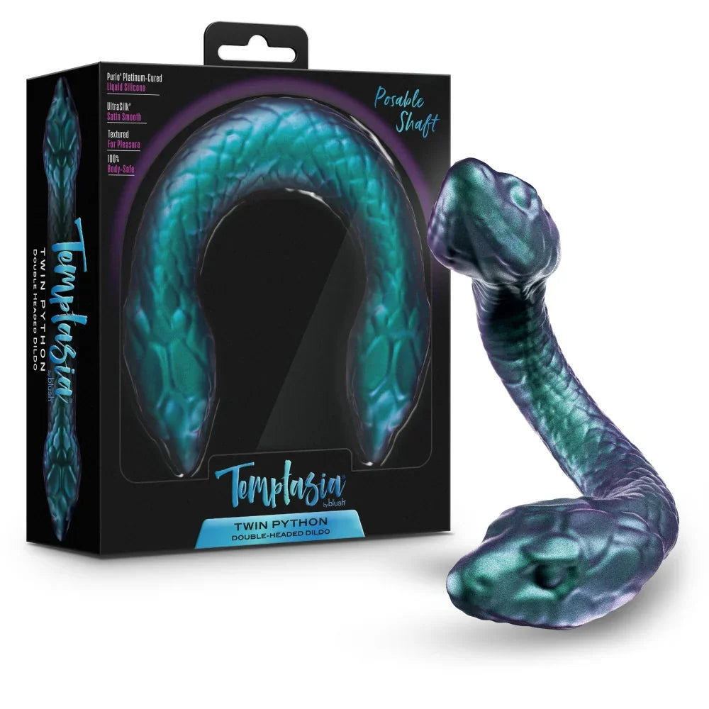 Temptasia Twin Python - Godemiché double en silicone