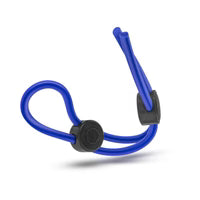 Anneau pénien double boucle en silicone Stay Hard - Bleu