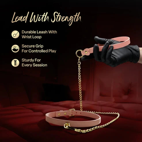 Temptasia® Ardor® - Collier et laisse - Rose