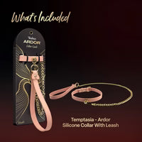 Temptasia® Ardor® - Collier et laisse - Rose