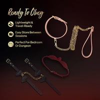 Temptasia® Ardor® - Collier et laisse - Rose