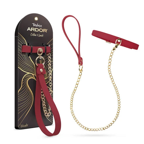 Temptasia® Ardor® - Collier et laisse - Rouge