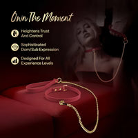 Temptasia® Ardor® - Collier et laisse - Rouge