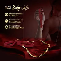 Temptasia® Ardor® - Collier et laisse - Rouge