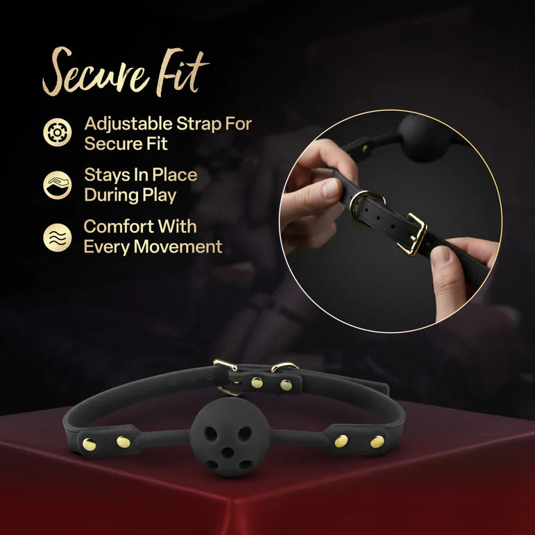 Temptasia® Ardor® - Bâillon boule - Noir