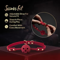 Temptasia® Ardor® - Bâillon boule - Rouge