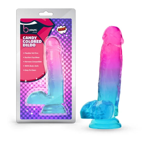 B Yours - Godemiché couleur bonbon 17 cm
