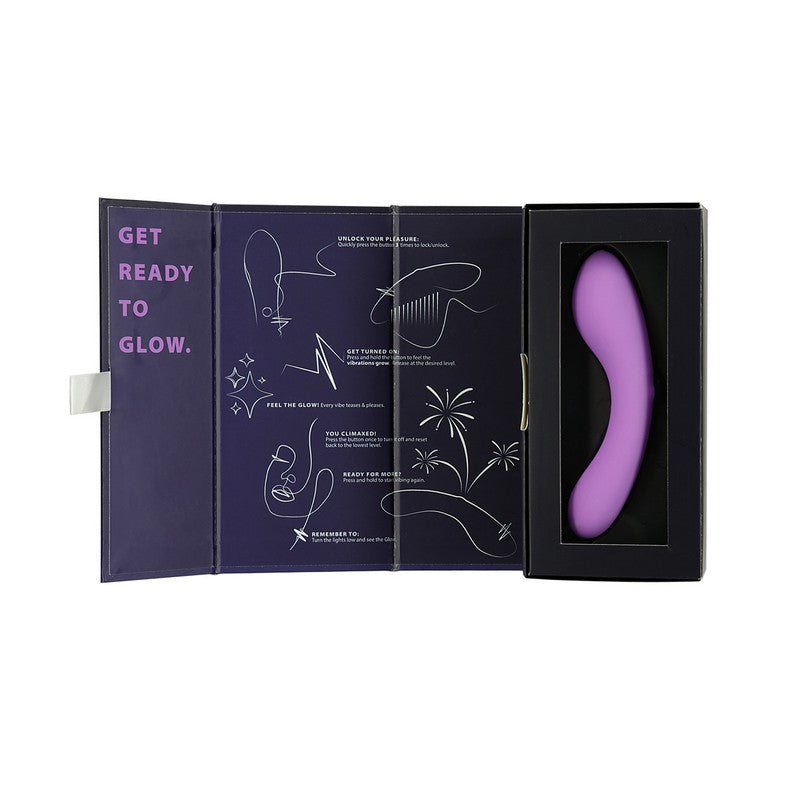 The Mini Swan Glow in the Dark Purple