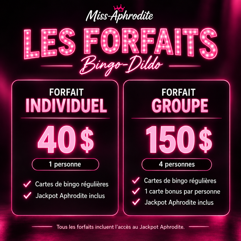 🎉 Méga Bingo Miss-Aphrodite | 26 Novembre 2026