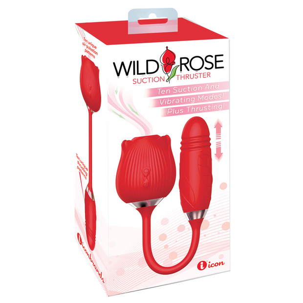 Wild Rose come Hither and Suction - Red