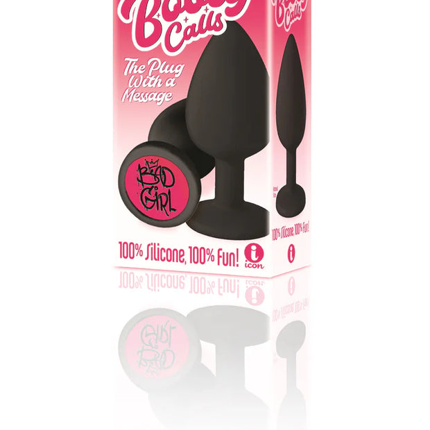 Booty Calls Plug anal en silicone - Noir "Bad Girl"