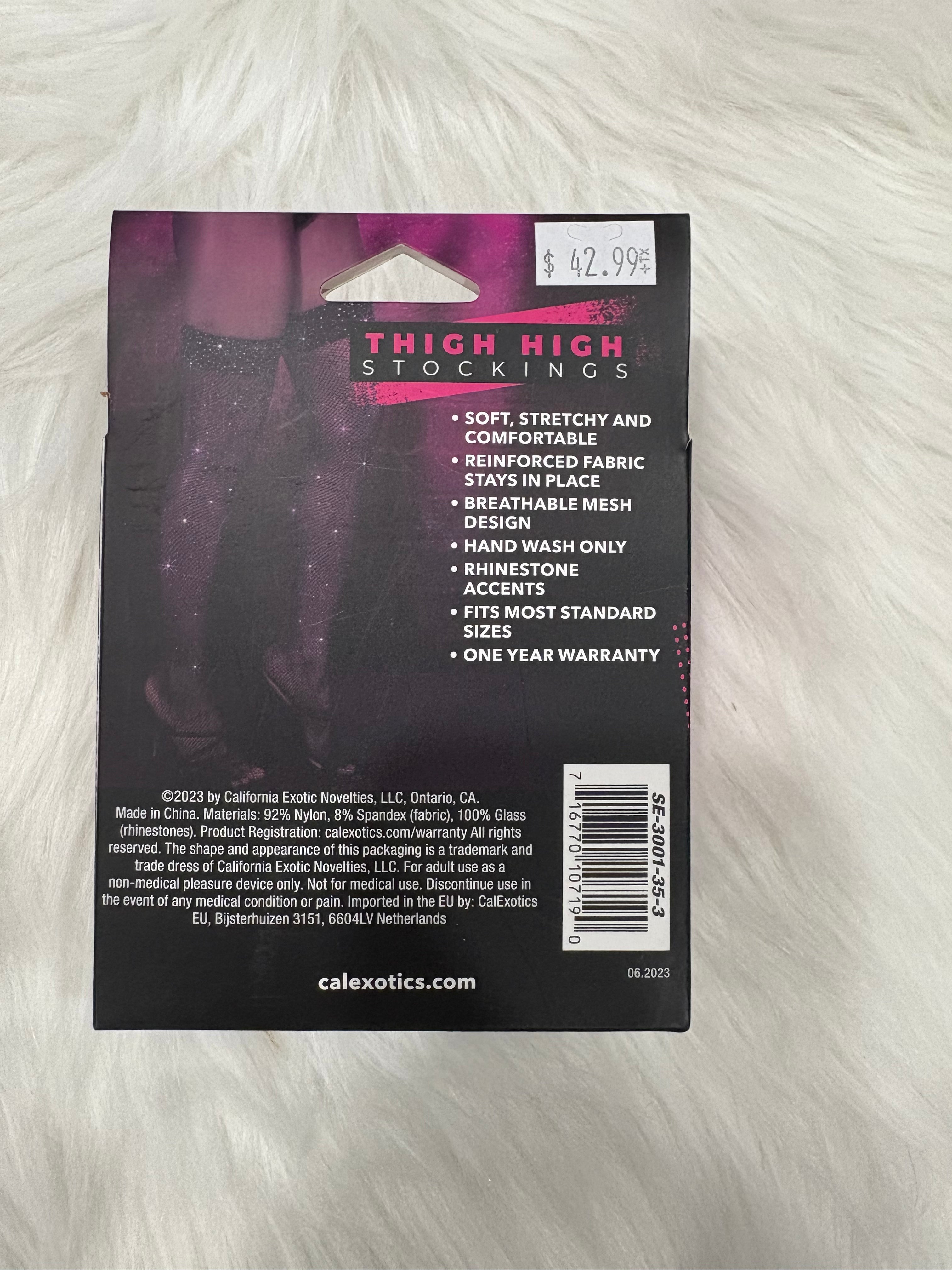 Radiance by Calexotics- Tigh high stockings