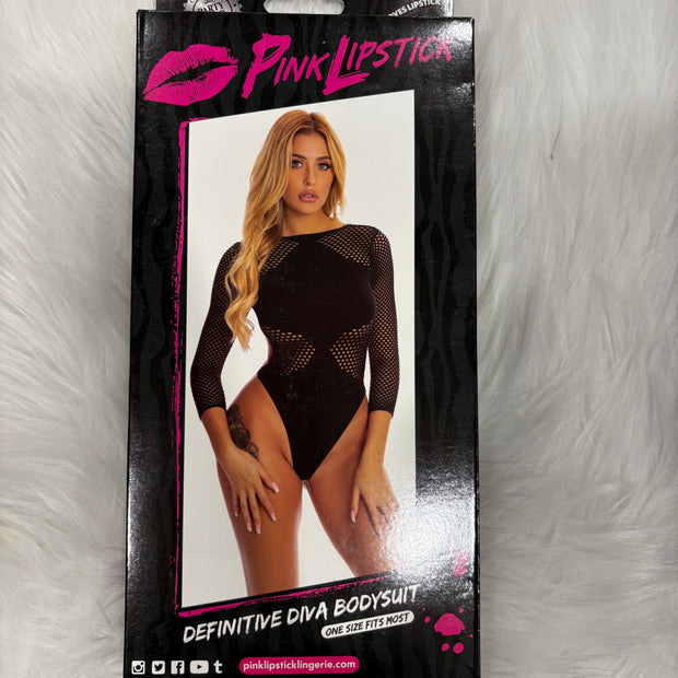 PinkLipstick- Definitive diva bodysuit- OS