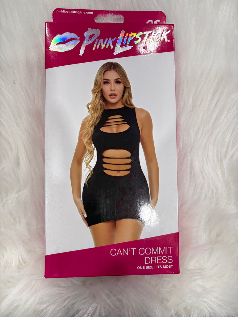 PinkLipstick- Can't commit dress-OS