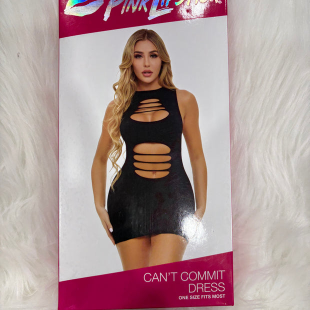 PinkLipstick- Can't commit dress-OS