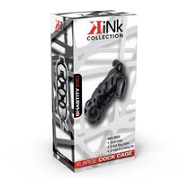 Cage de chasteté Kink Series avec verrouillage pour pénis, taille XL