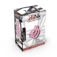 Cage de chasteté Kink Series verrouillable, taille extra petite, rose