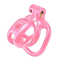 Cage de chasteté Kink Series verrouillable, taille extra petite, rose
