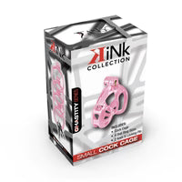 Cage de chasteté verrouillable Kink Chastity Series, petite rose