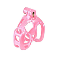 Cage de chasteté verrouillable Kink Chastity Series, petite rose
