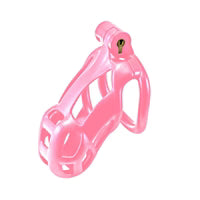 Cage de chasteté Kink Series à verrouillage pour pénis, rose moyen